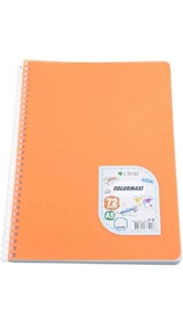Uninote Colormaxı A5 Sp.Pp Kapak 72 Yp. Kareli