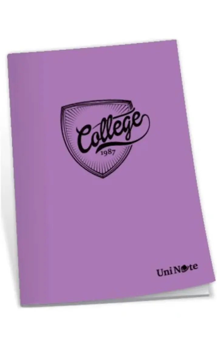 Uninote College Dikişli Pp Kapak A4 80 Yp. Kareli