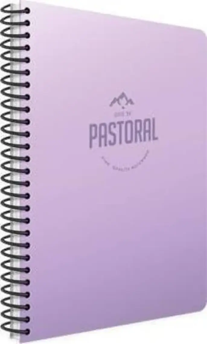 Gıpta Pastoral Spiralli Plastik Kapak Defter 17x24 72 Yaprak Çizgili (3251) 1 Adet