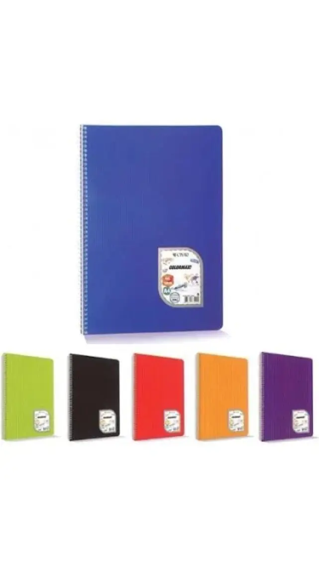 Çınar A4 Telli Defter Çizgili 96 Yaprak Spiralli
