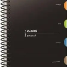 Gıpta Quadro Spiralli  4 Seperatörlü PP Kapak 17*24 -150 YP Çizgili