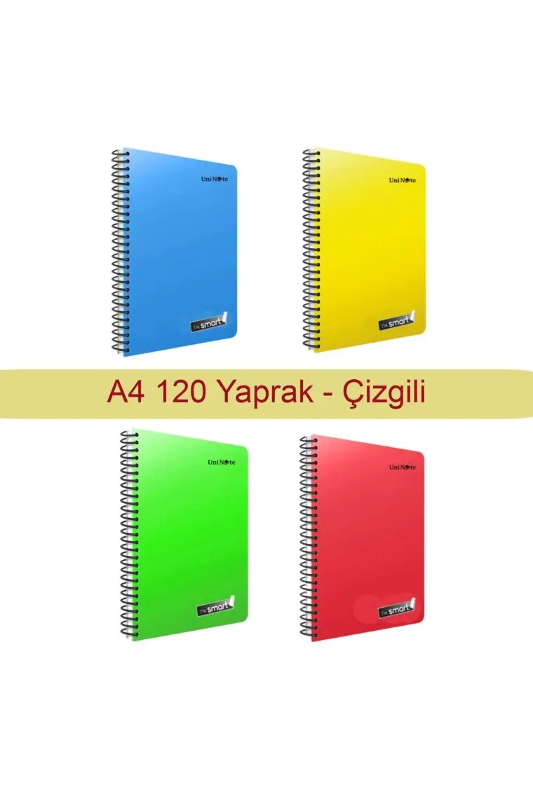 Smart Im Smart Pp Kapak Spiralli A4 120 Yaprak Çizgili Defter 72913