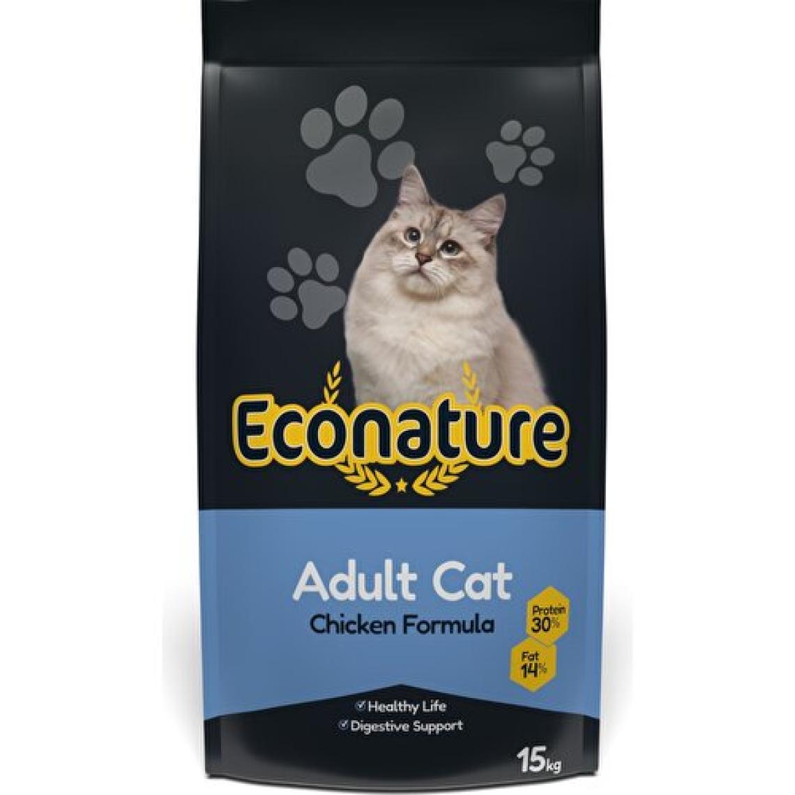 Econature Tavuklu 15 kg Yetişkin Kedi Maması