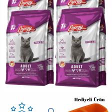 Energy Gurme Yetişkin Kedi Maması 500 G - 4 Adet