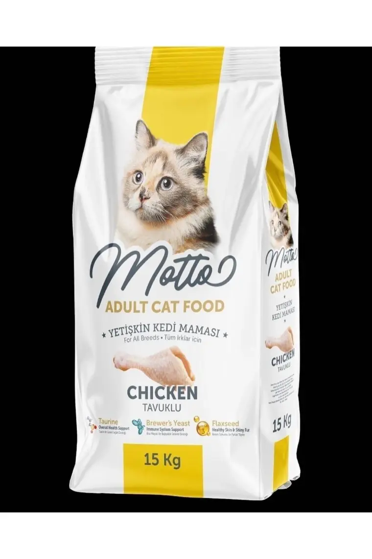 Motto Tavuklu Yetişkin Kedi Maması 15 kg