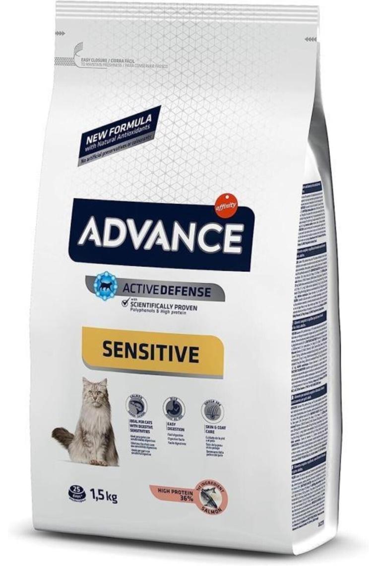 Advance Sensitive Somonlu 1.5 kg Yetişkin Kedi Maması
