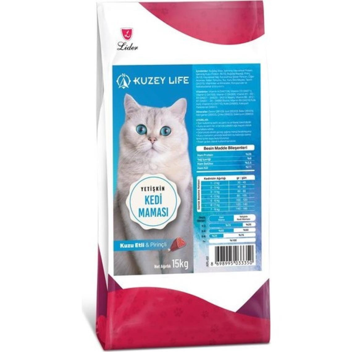 Kuzey Life Kuzeylife Kuzu Etli ve Pirinçli Kedi Maması 15 kg + Pro Plan Junior Tavuklu Yavru Kedi Konserve 85gr 4 Al 3 Öde