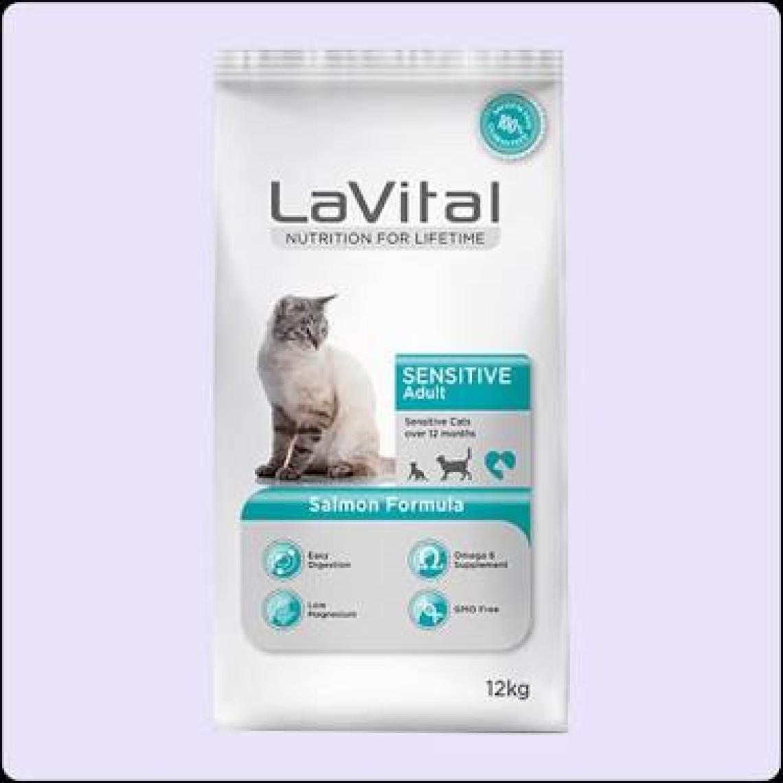 La Vital  Sensitive Somonlu Kedi Maması 12Kg