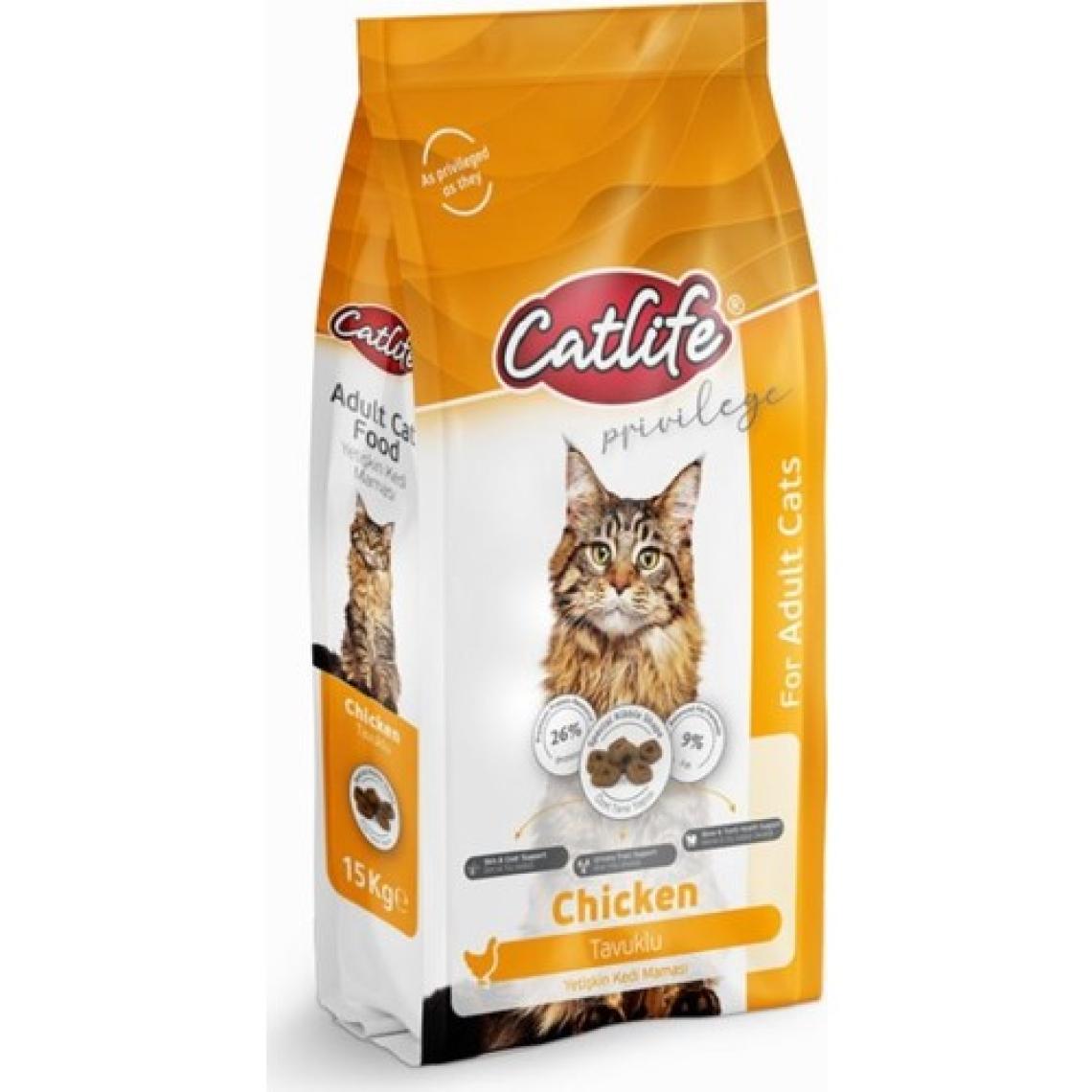 Catlife  Tavuklu Multicolor Yetişkin Kedi Maması