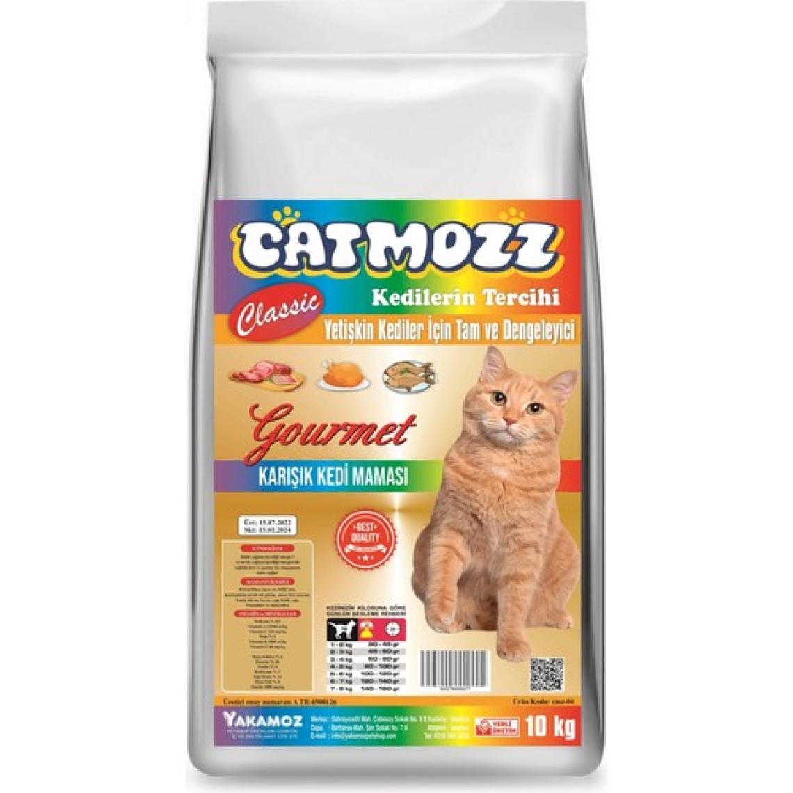 Catmozz Classic Mıx Gourmet Karışık Yetişkin Kedi Maması 10 KG