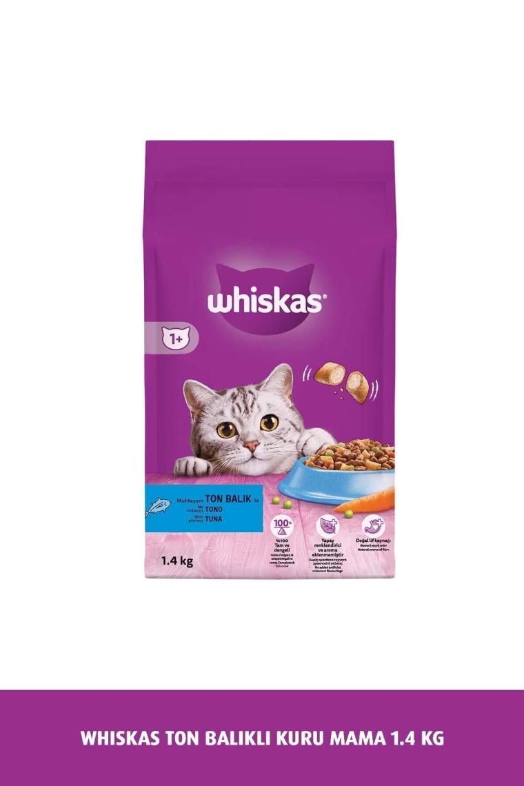Whiskas Ton Balıklı ve Sebzeli Kuru Kedi Maması 1,4 Kg