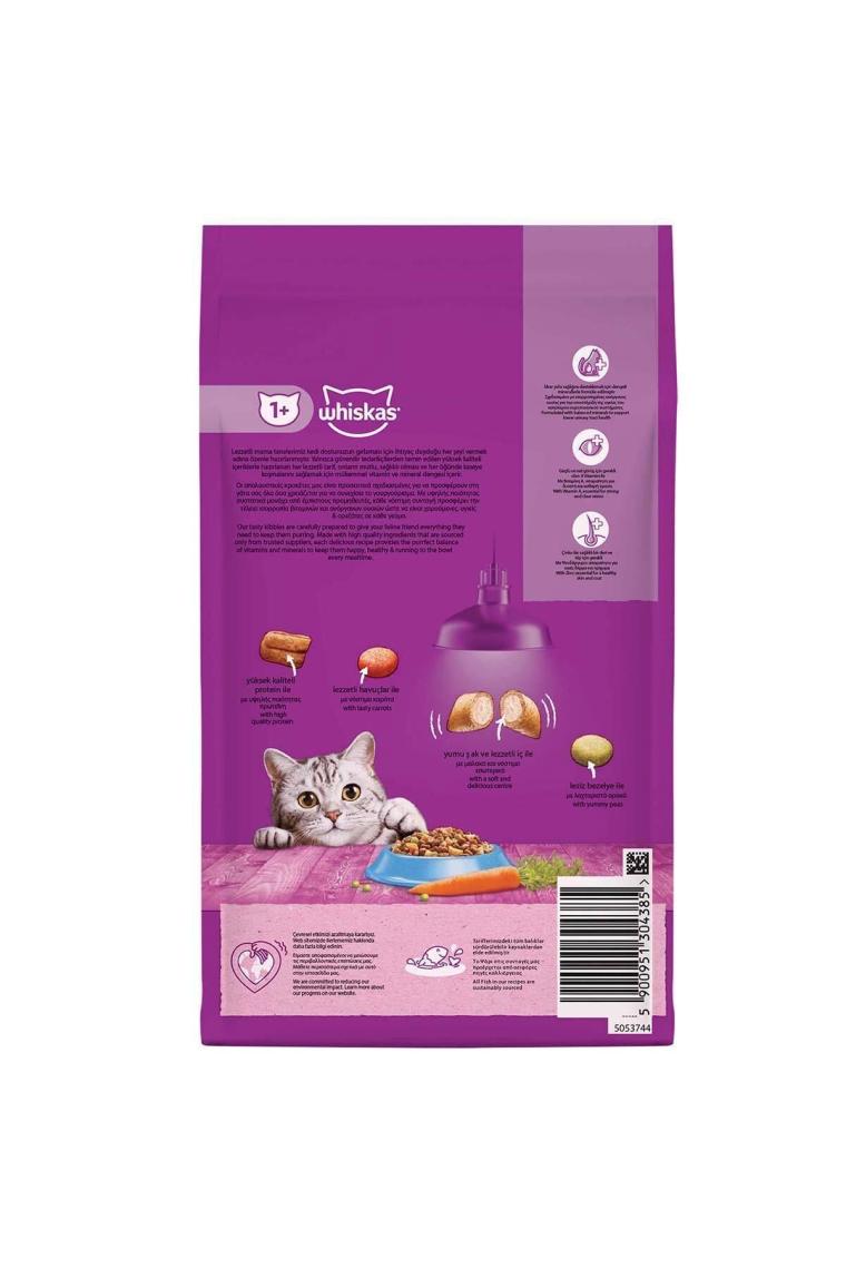 Whiskas Ton Balıklı ve Sebzeli Kuru Kedi Maması 1,4 Kg