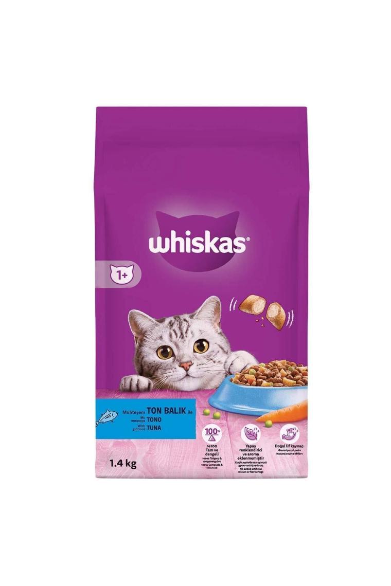Whiskas Ton Balıklı ve Sebzeli Kuru Kedi Maması 1,4 Kg