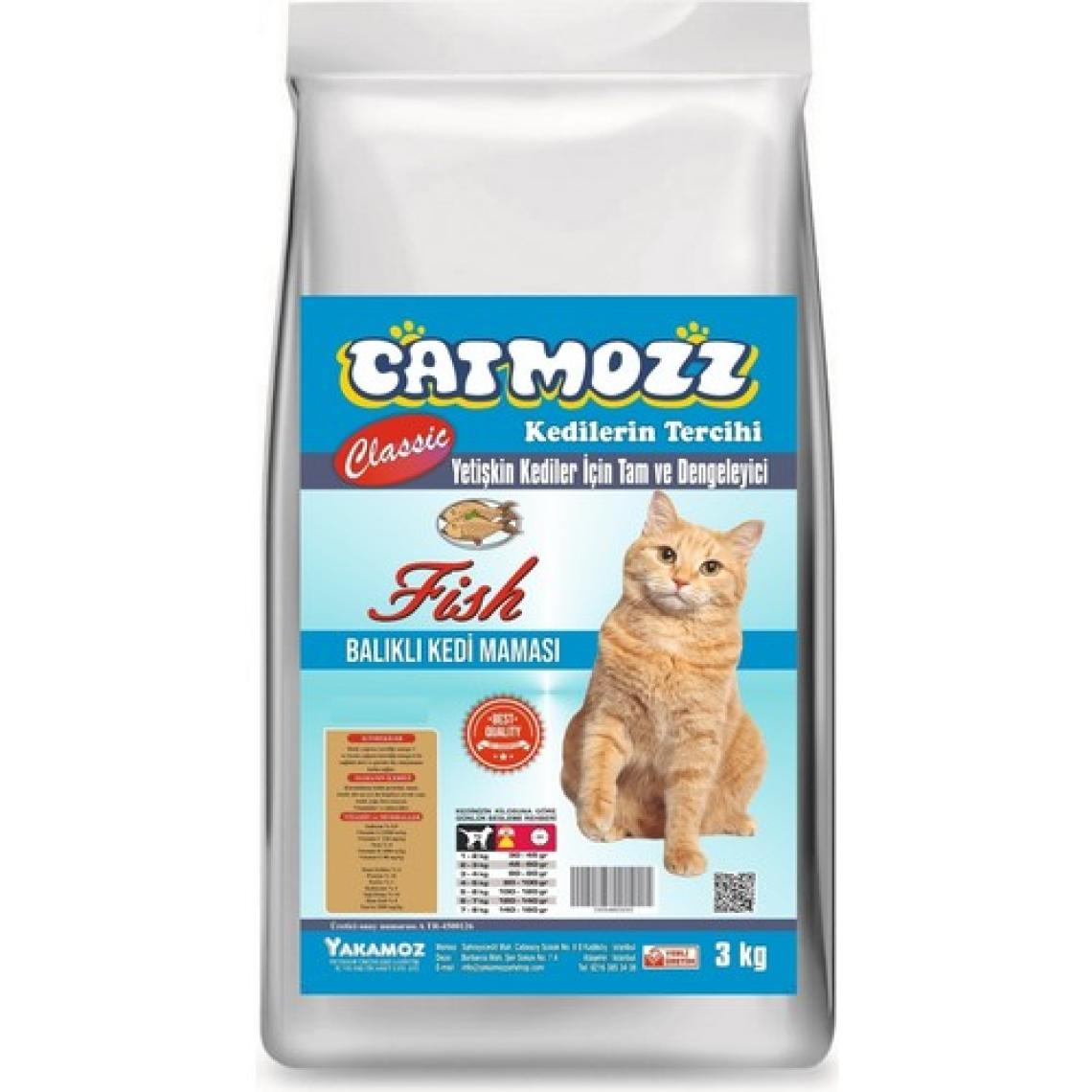 Catmozz Classic Balıklı Yetişkin Kedi Maması 3 kg