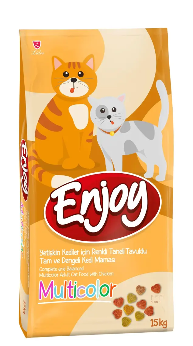 Enjoy Multi Color Kuru Yetişkin Kedi Maması 15 kg
