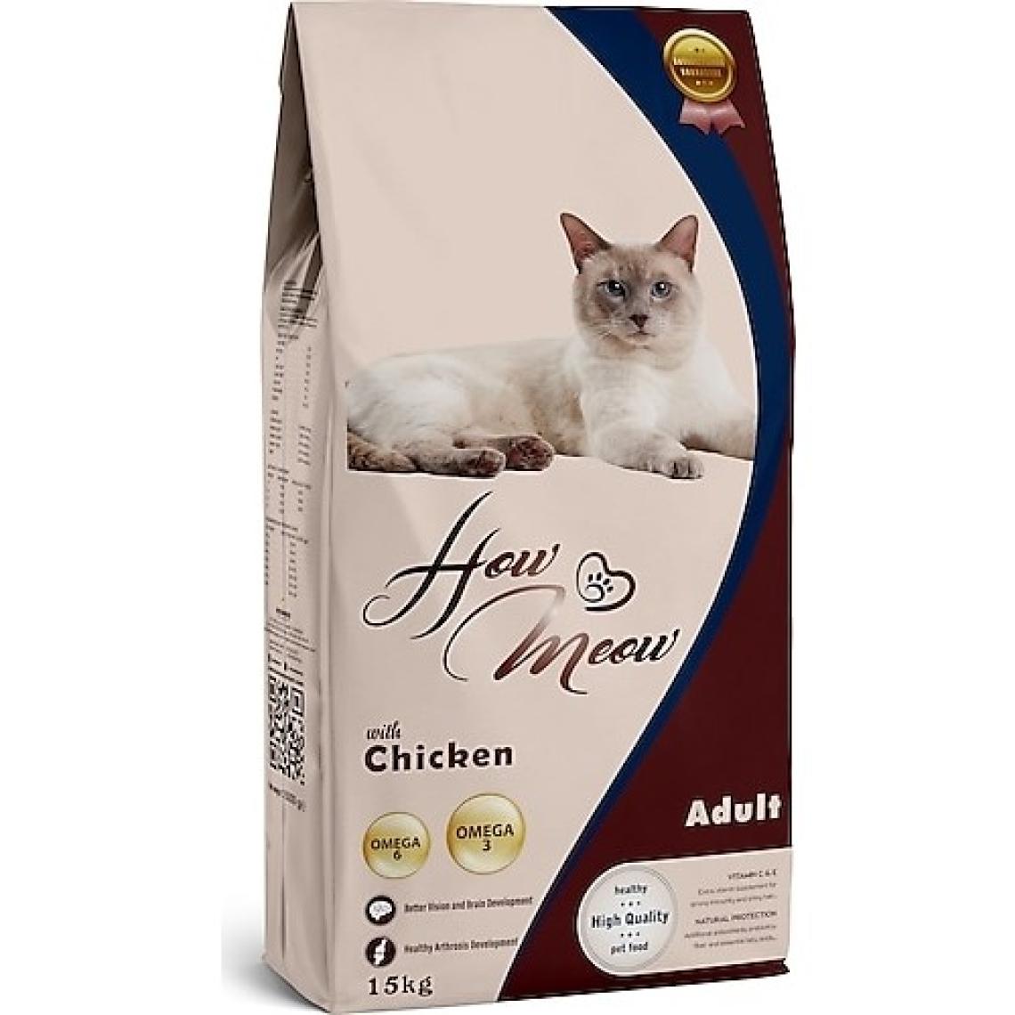 How Meow Tavuk Etli Yetişkin Kedi Maması 15 kg