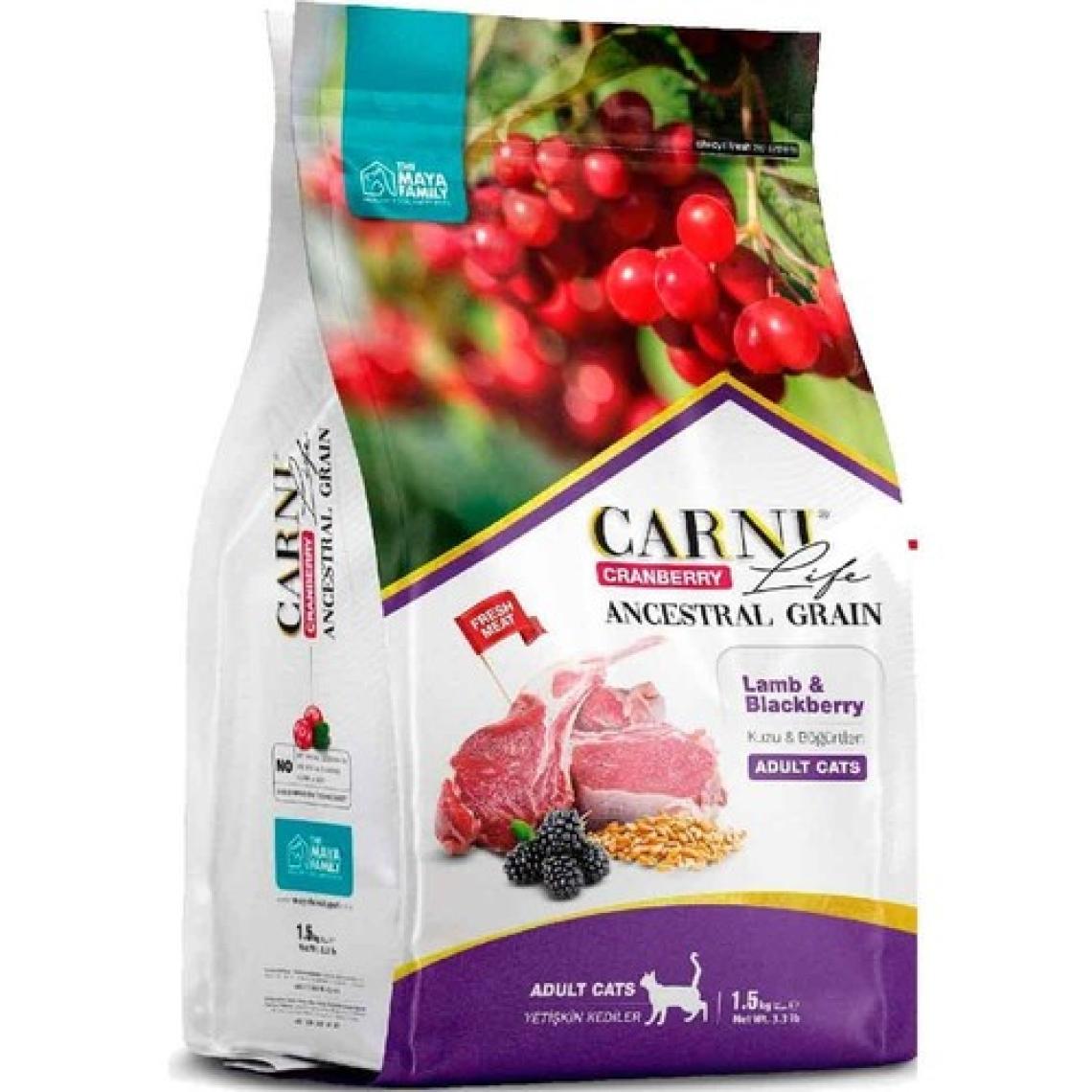 Carni Life Kedi Maması 5 kg Kuzu Eti Böğürtlen Kızılcık