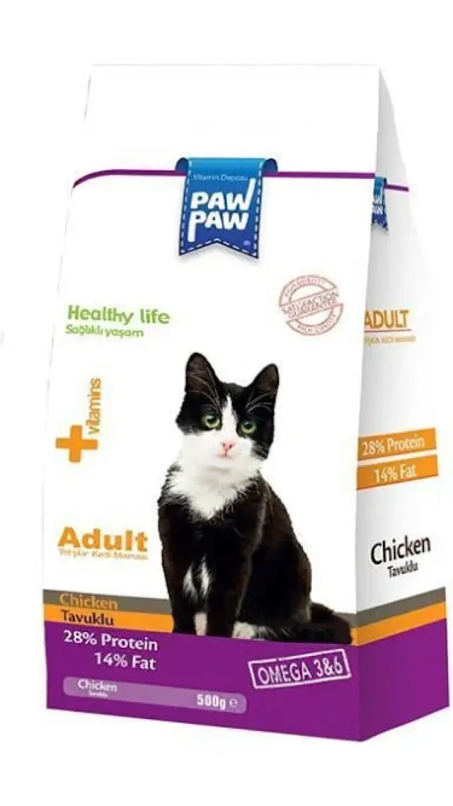 Pawpaw Tavuklu Yetişkin Kedi Maması 10 kg
