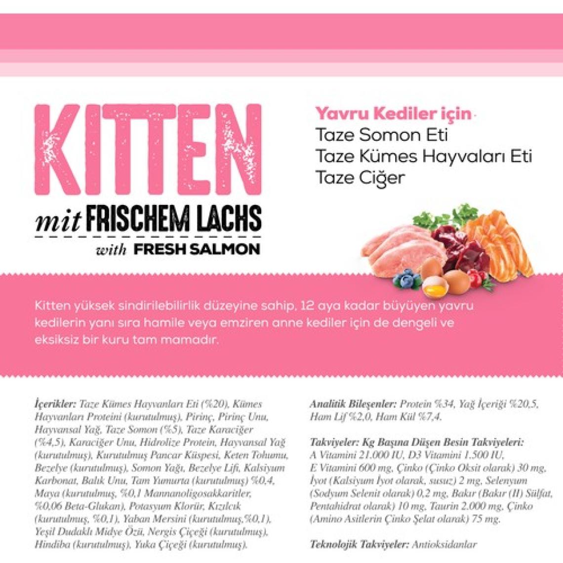 Nutri Feline Somonlu Yavru Kedi Maması 10 kg