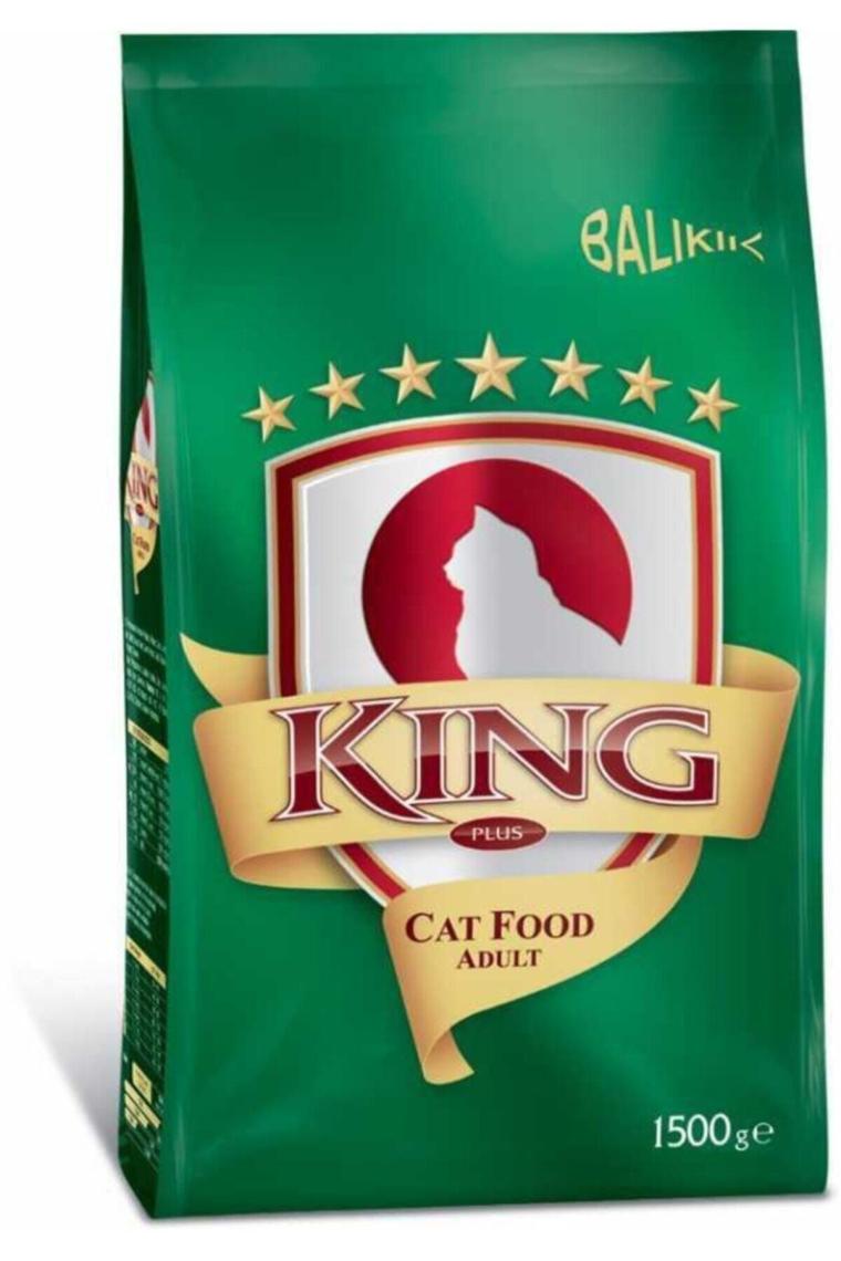 Lider King Adult Cat Balıklı 1.5 kg Yetişkin Kuru Kedi Maması