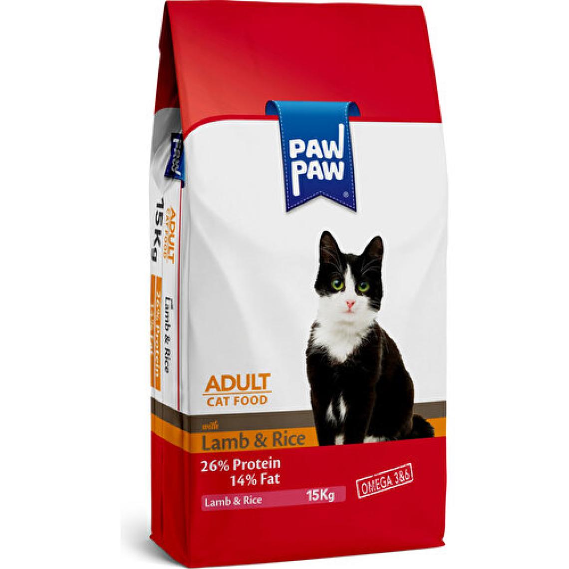 Paw Paw Kuzu Etli Yetişkin Kedi Maması 15 kg