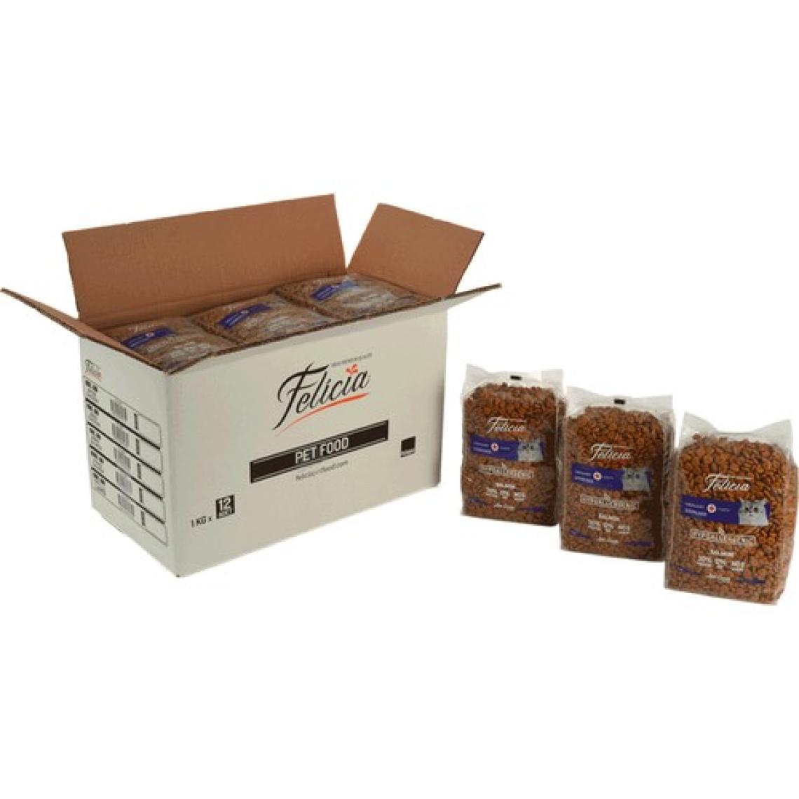 Felicia Az Tahıllı 1 Kg Sterilised Somonlu  HypoAllergenic Kedi Maması