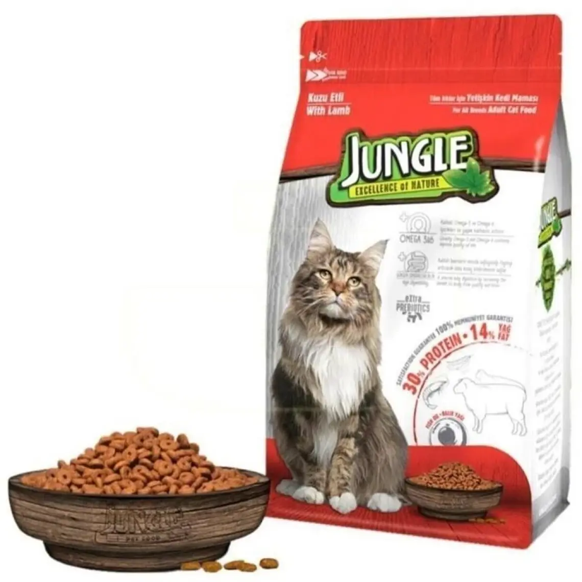 Jungle 1;5 kg Kuzulu Yetişkin Kedi Maması