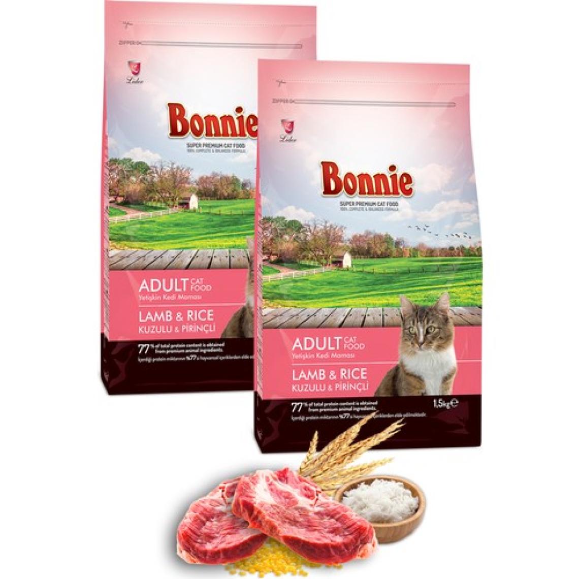 Bonnie Kuzu Etli Prinçli Yetişkin Kedi Maması 1.5 kg x 2