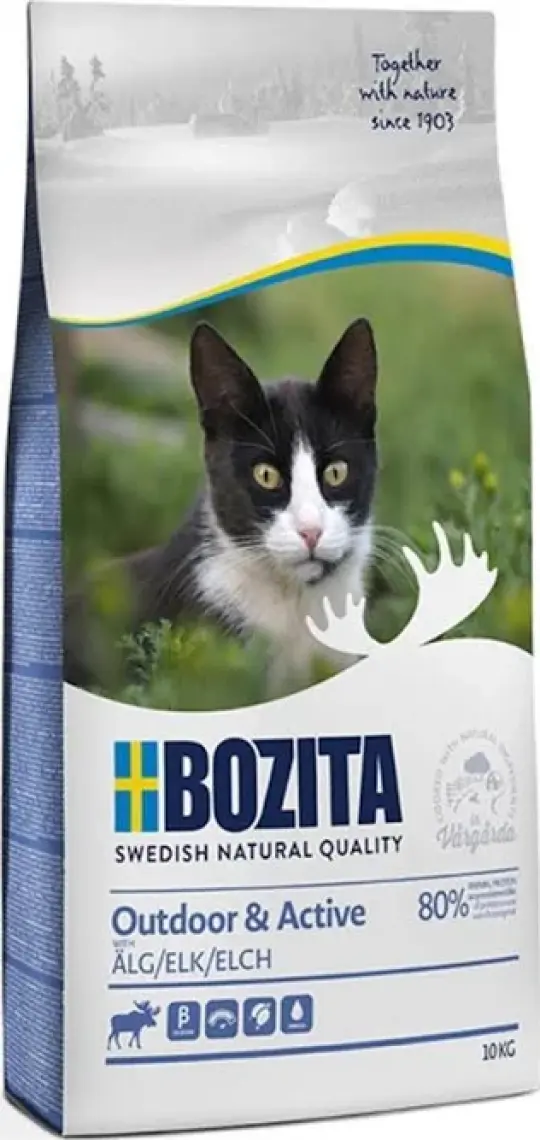 Bozita Outdoor & Active Elk Kedi Maması 10 kg