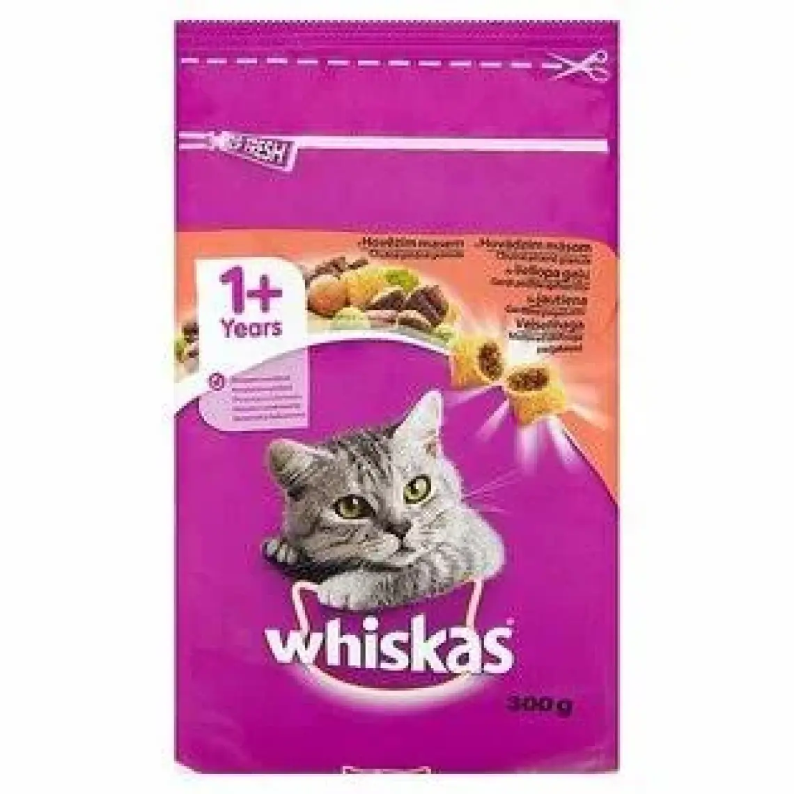 Whiskas Kuru Biftek&Havuç 300 gr