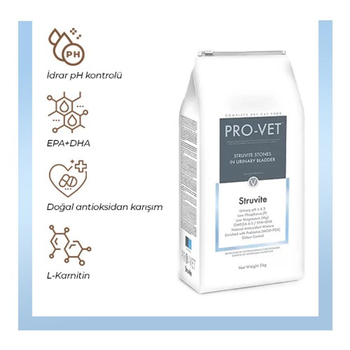 PRO-VET Struvite Urinary Kedi Maması 3 kg