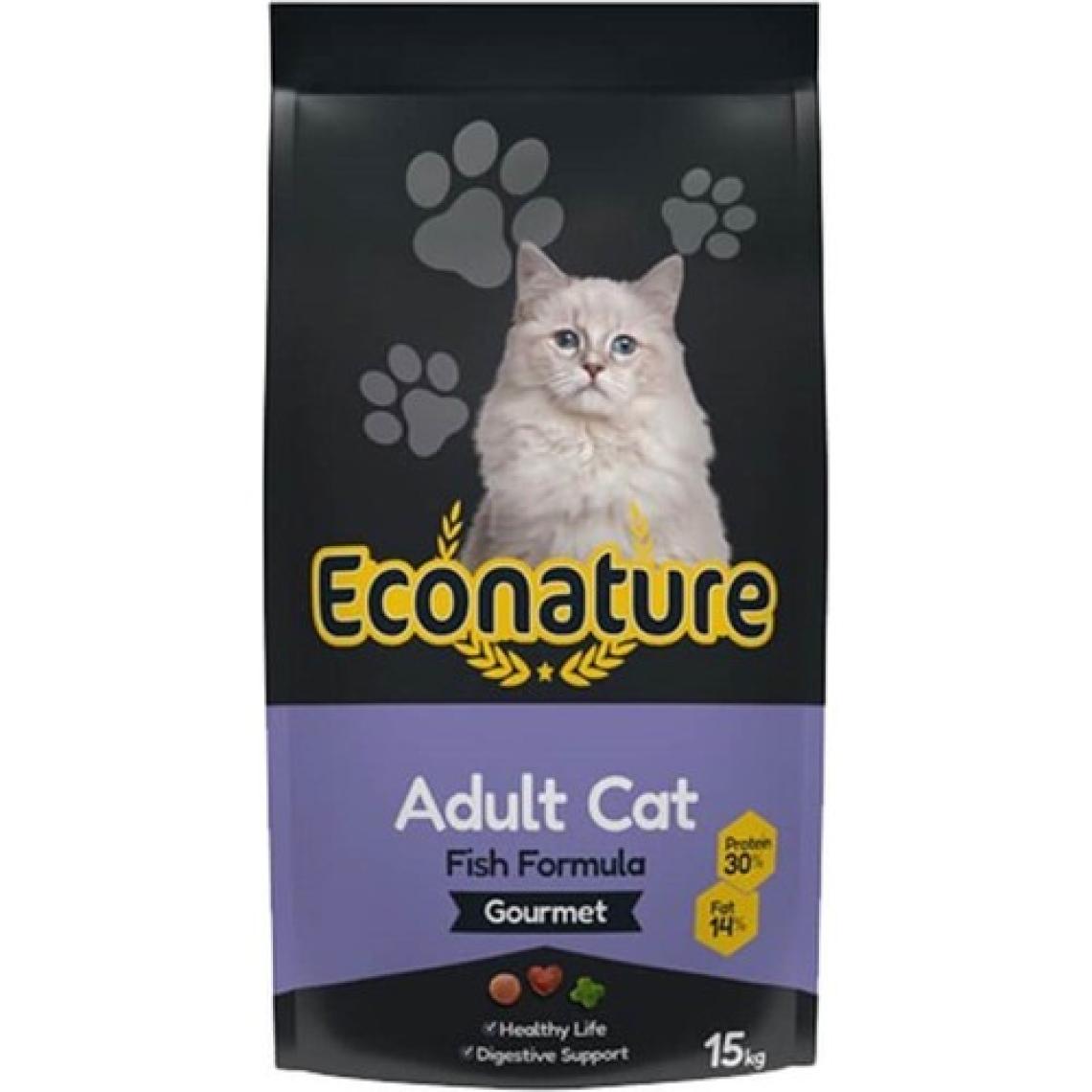 Econature Gurme Balıklı Yetişkin Kedi Maması - 15 Kg