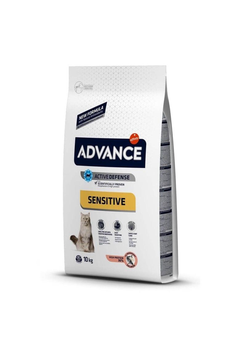 Advance Sensitive Somonlu 10 kg Yetişkin Kedi Maması