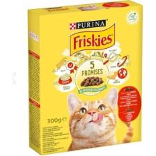 Friskies Sığır ve Tavuk Etli Yetişkin Kuru Kedi Maması 300 gr
