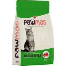 Pawmas Kuzu Etli Yetişkin Kedi Maması 1 kg