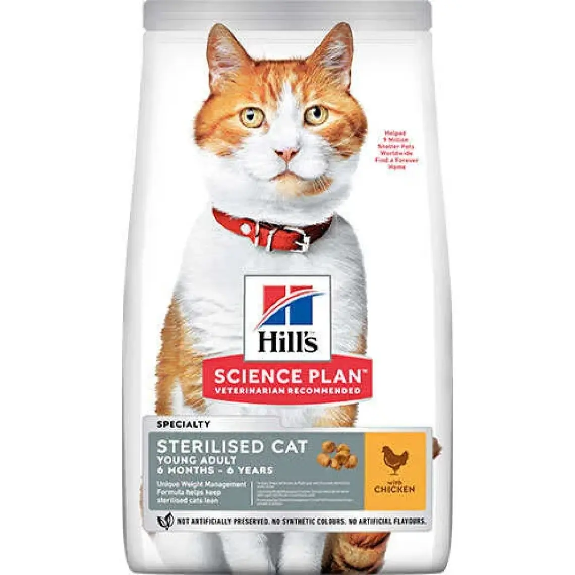 Hill 's Young Adult Sterilised Tavuklu 15 kg Kısırlaştırılmış Yetişkin Kuru Kedi Maması