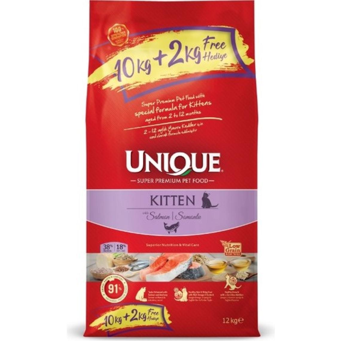 Unique Kitten Somonlu Kedi Maması 12 kg