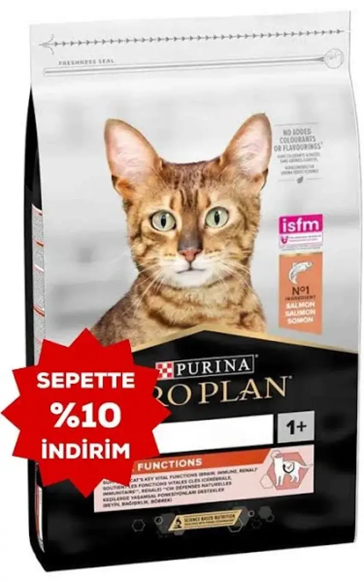 Pro Plan Somon ve Pirinçli Yetişkin Kedi Maması 10kg
