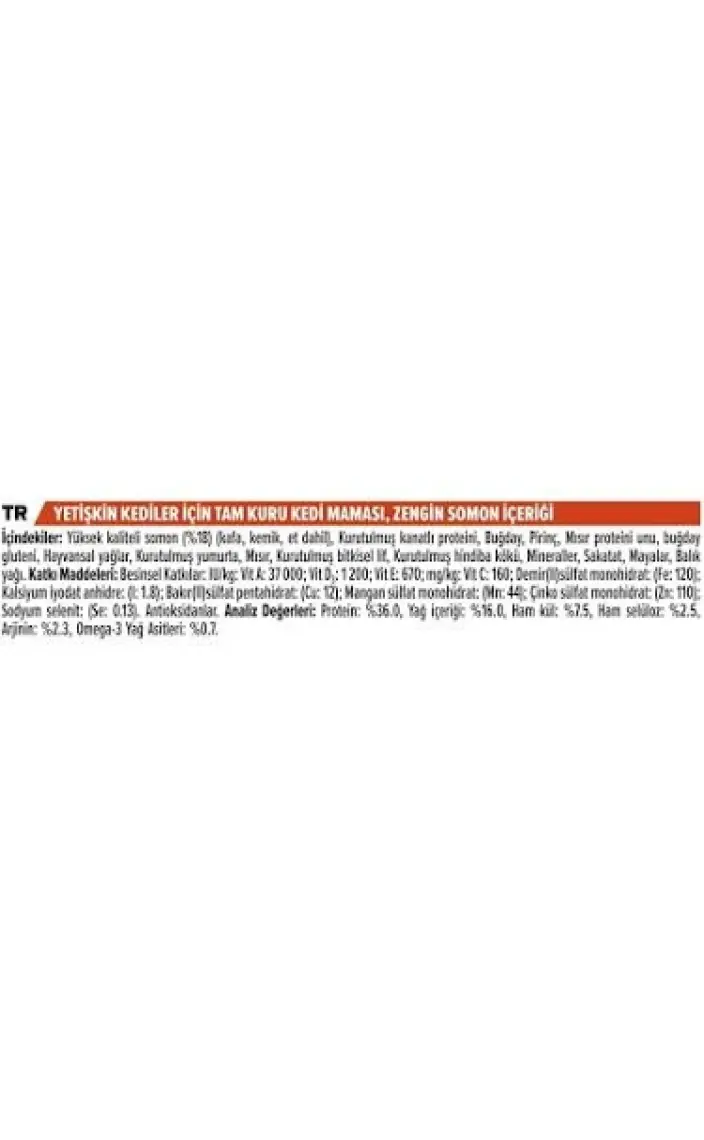 Pro Plan Somon ve Pirinçli Yetişkin Kedi Maması 10kg