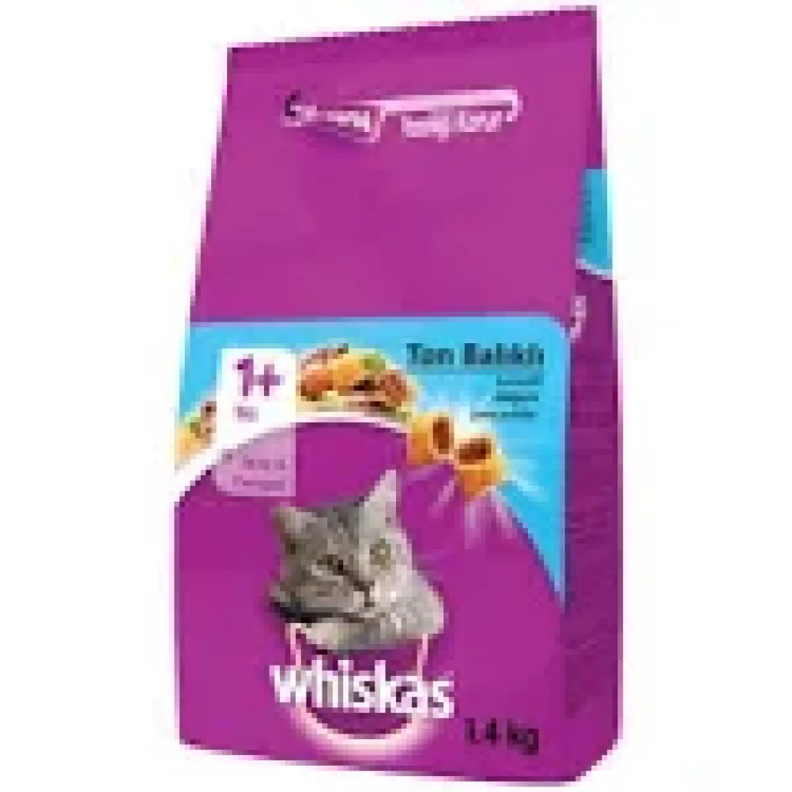 Whiskas Ton Balıklı ve Sebzeli Kuru Kedi Maması 1,4 Kg