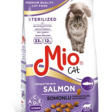 Mio Kısırlaştırılmış Somonlu 12 kg Yetişkin Kedi Maması
