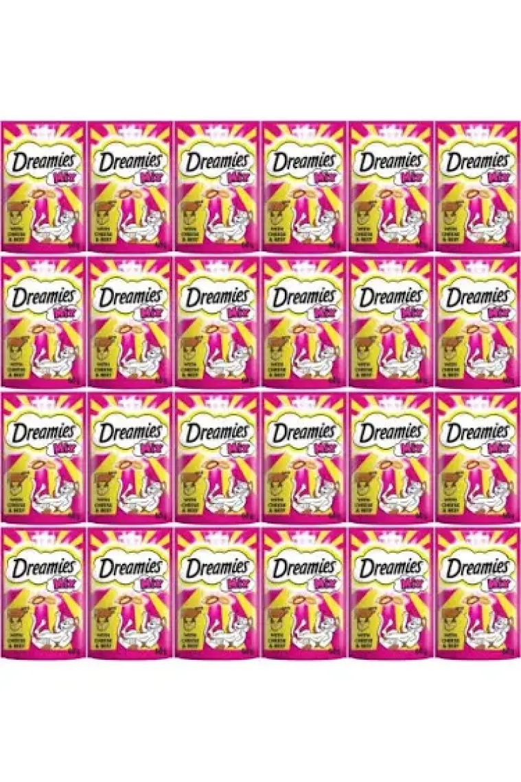 Dreamies Mix Sığır Etli ve Peynirli Kedi Ödülü 60 gr (24 Adet)