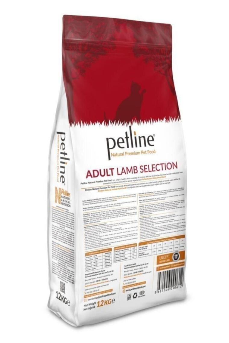 Petline Natural Premium 12 kg Kuzu Etli Yetişkin Kedi Maması