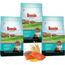 Bonnie Somonlu Kedi Maması 1,5 kg x 3