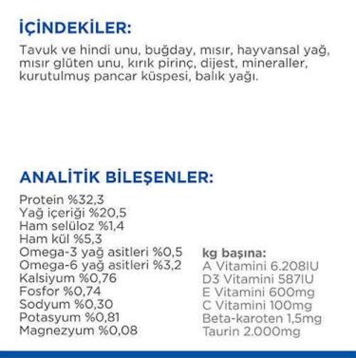 Hill's Adult Tavuk Etli Yetişkin Kedi Maması 1,5 kg
