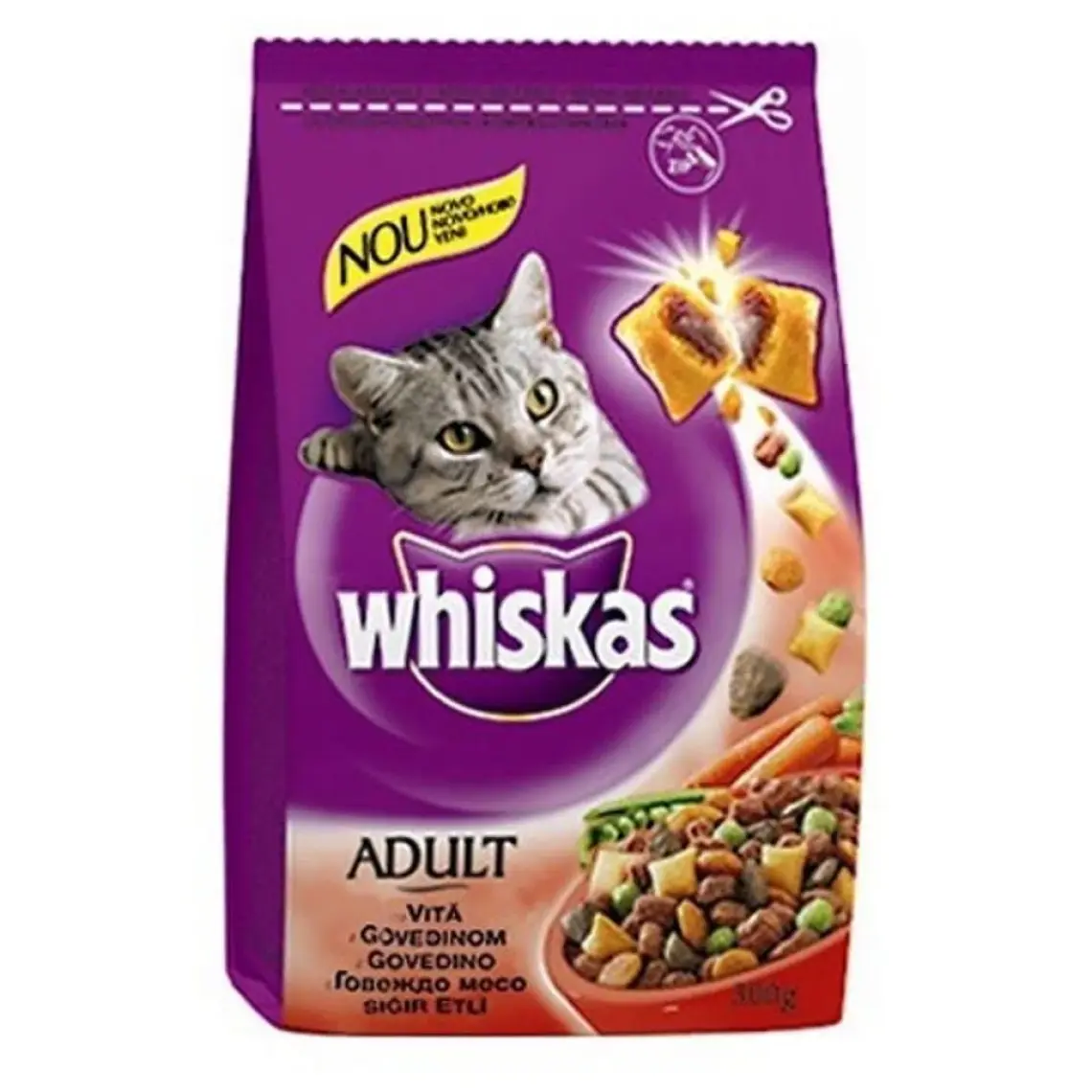 Whiskas Kuru Biftek&Havuç 300 gr