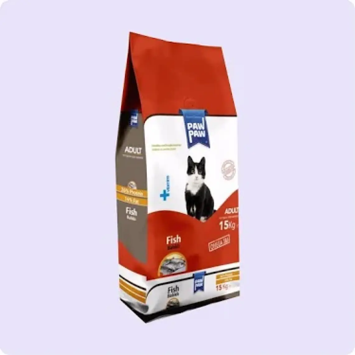 Pawpaw Balıklı Yetişkin Kedi Maması 15 Kg