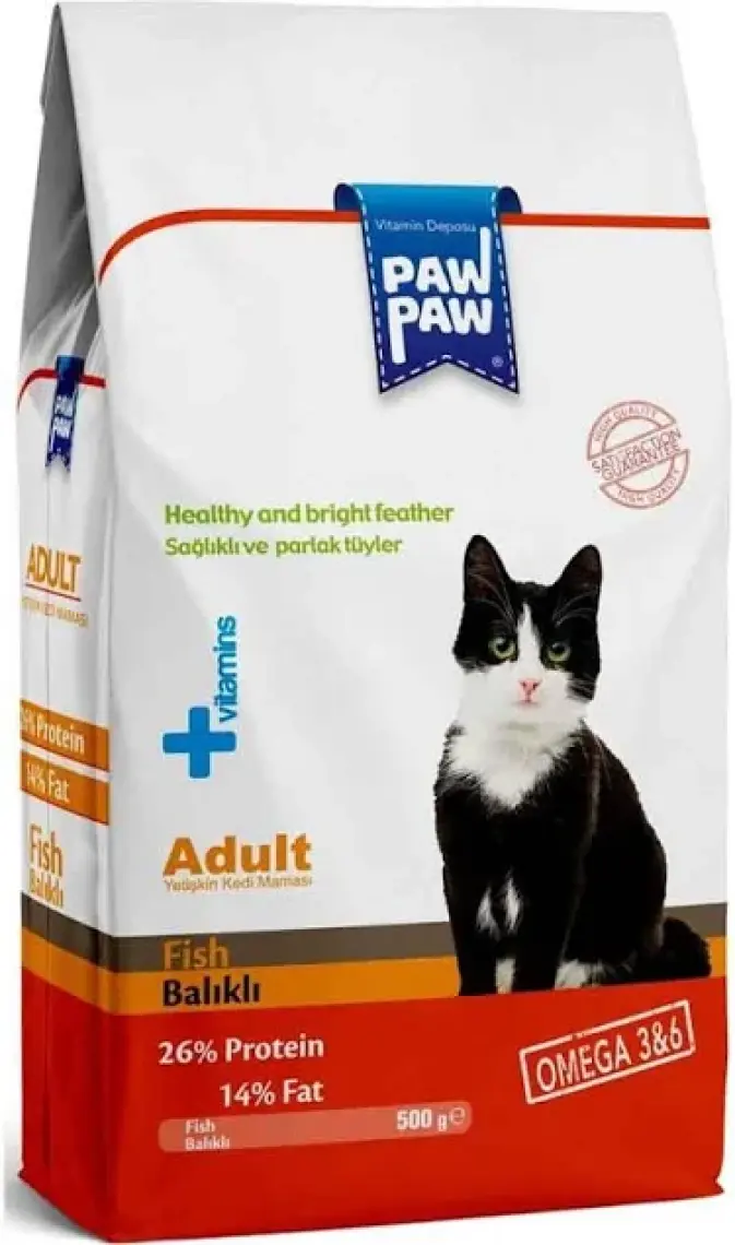 Pawpaw Balıklı Yetişkin Kedi Maması 15 Kg