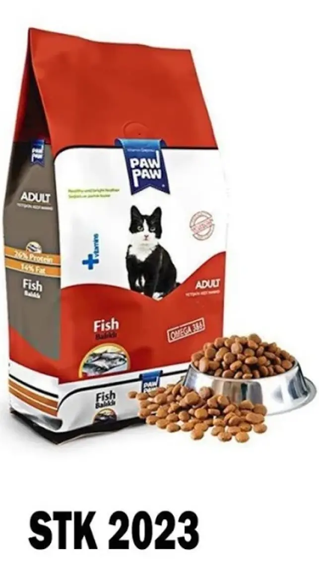 Pawpaw Balıklı Yetişkin Kedi Maması 15 Kg