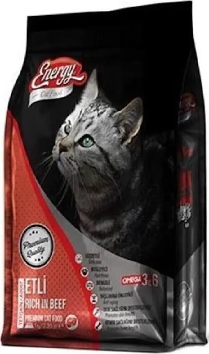 Energy Etli Kedi Maması 1kg